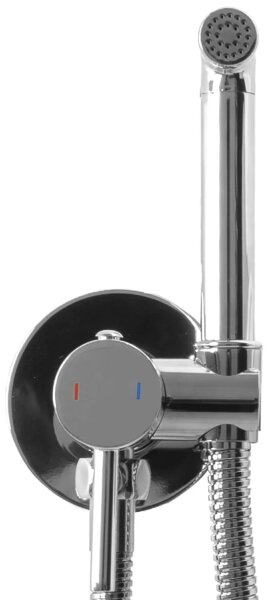 REA-B4106-Bidet. baterie se sprškou pro podomítkovou instalaci LUNGO lesk. chrom