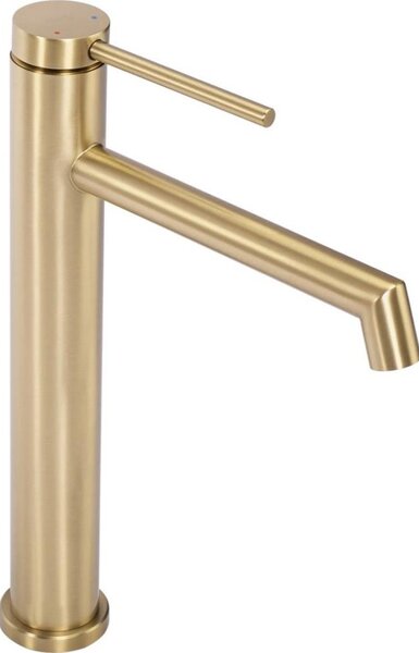 REA-B5319 - Umyvadlová baterie FOSS 29,5 cm broušená zlatá