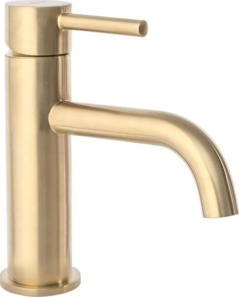 REA-B4527 - Umyvadlová baterie LUNGO 16,5 cm broušená zlatá