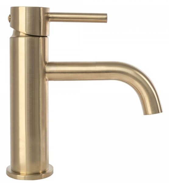 REA-B4527 - Umyvadlová baterie LUNGO 16,5 cm broušená zlatá