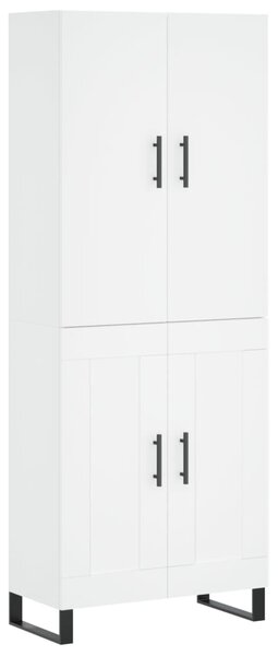 Skříň highboard bílá 69,5 x 34 x 180 cm kompozitní dřevo 3195811