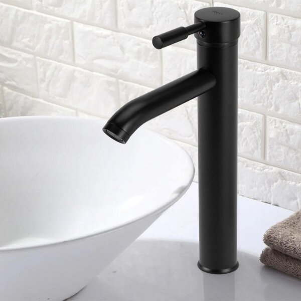REA-B8665 - Umyvadlová baterie GRAF 30,5 cm černá