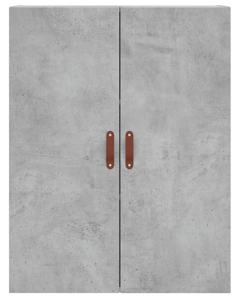 Skříň highboard betonově šedá 69,5x34x180 cm kompozitní dřevo 3195935
