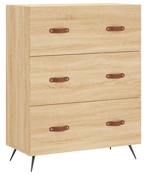 Skříň highboard dub sonoma 69,5 x 34 x 180 cm kompozitní dřevo 3195822