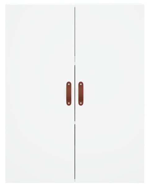 Skříň highboard bílá 69,5 x 34 x 180 cm kompozitní dřevo 3195931