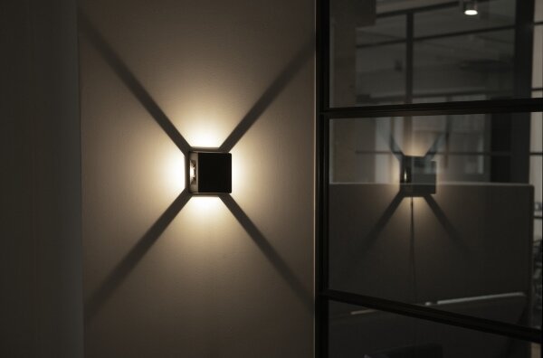 Kanlux 39182 - LED Venkovní nástěnné svítidlo REFAZI LED/6W/230V IP54 černá