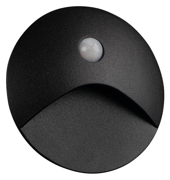 Kanlux 39136 - LED Schod. svítidlo se senz. EXIN 2,5W/230V 4000K IP65 černá kul