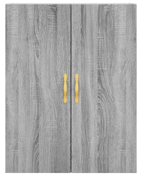 Skříň highboard šedá sonoma 69,5 x 34 x 180 cm kompozitní dřevo 3195833