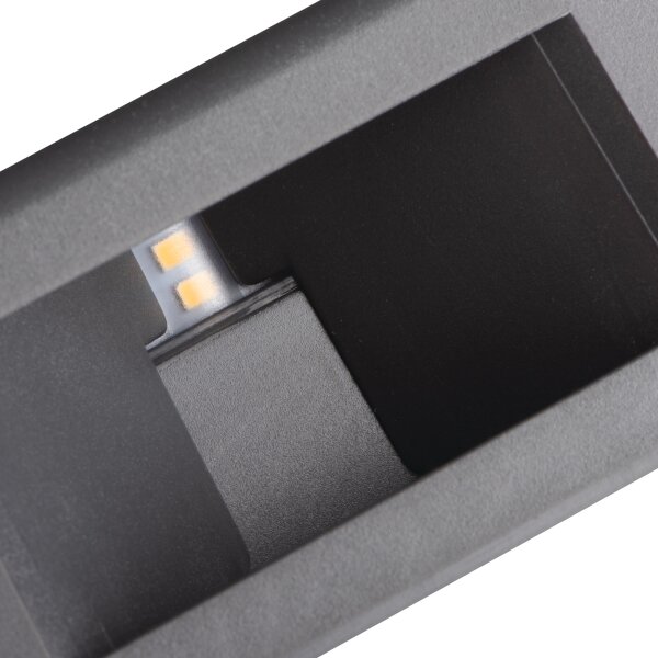 Kanlux 39181 - LED Venkovní nástěnné svítidlo REFAZI LED/6W/230V IP54 antracit