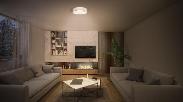Osram - Stropní svítidlo ORBIS PARIS 1xE27/25W/230V pr. 30 cm bílá