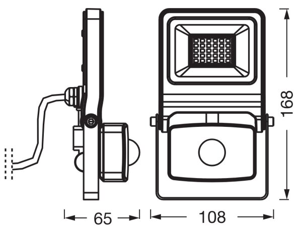 Osram - LED Reflektor se senzorem ENDURA LED/20W/230V 3000K IP44