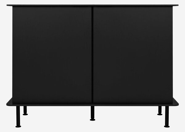 Suumo vysoká skříňka 120cm černá matná