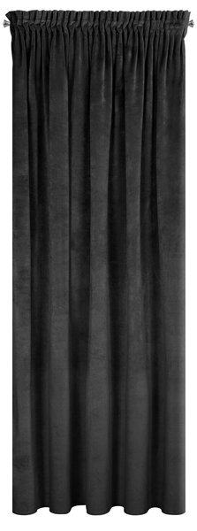 ZATEMŇOVACÍ ZÁVĚS NA PÁSCE RIA 140X270 CM ČERNÁ