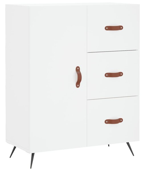 Skříň highboard bílá 69,5 x 34 x 180 cm kompozitní dřevo 3195875