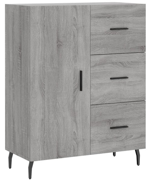 Skříň highboard šedá sonoma 69,5 x 34 x 180 cm kompozitní dřevo 3195921