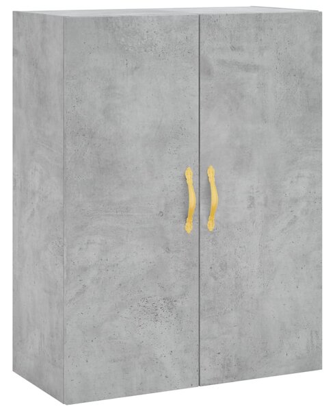 Skříň highboard betonově šedá 69,5x34x180 cm kompozitní dřevo 3195943