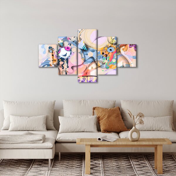 Obraz - Pohádková abstrakce (125x70 cm)