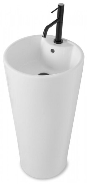 REA-U5635 - Volně stojící umyvadlo BLANKA 85x40 cm keramika/lesklá bílá