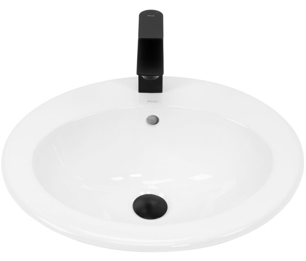 REA-U4122 - Zápustné umyvadlo DALIA 46x51,5 cm keramika/lesklá bílá