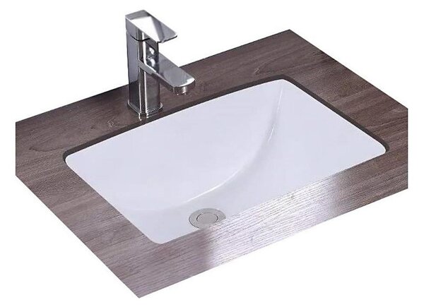 REA-U6653 - Zápustné umyvadlo ADELA 33x46 cm keramika/lesklá bílá