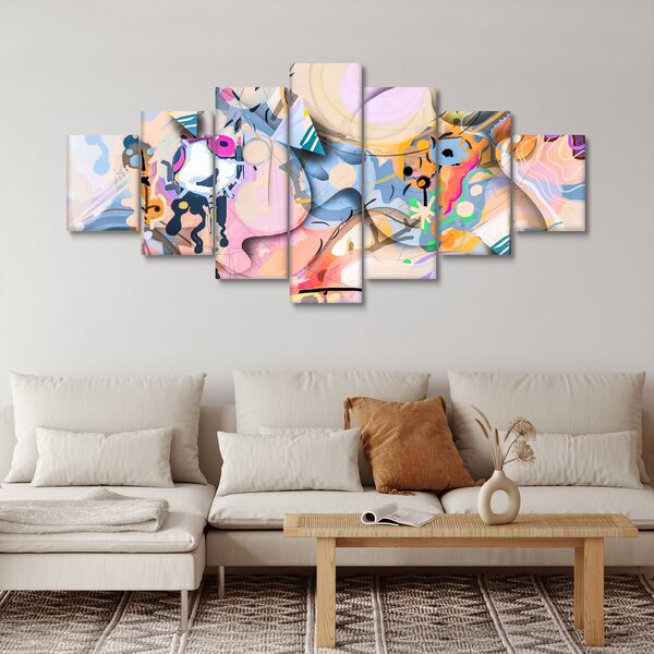 Obraz - Pohádková abstrakce (210x100 cm)