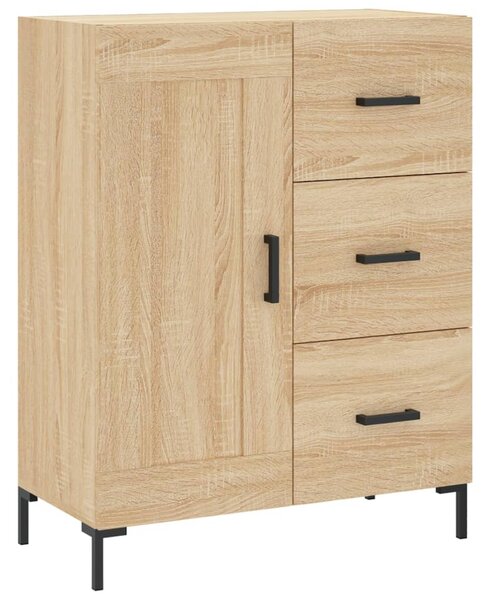 Skříň highboard dub sonoma 69,5 x 34 x 180 cm kompozitní dřevo 3196014