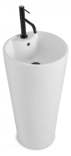 REA-U5635 - Volně stojící umyvadlo BLANKA 85x40 cm keramika/lesklá bílá