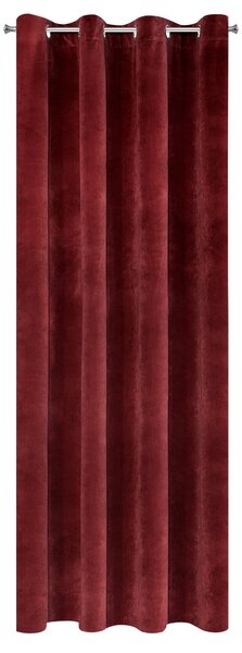 ZATEMŇOVACÍ ZÁVĚS NA KROUŽCÍCH RIA 140X250 CM BORDOVÁ BS