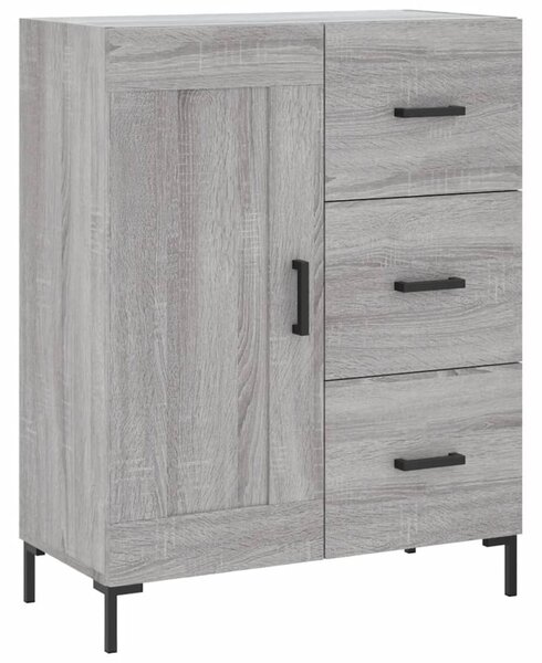 Skříň highboard šedá sonoma 69,5 x 34 x 180 cm kompozitní dřevo 3196017