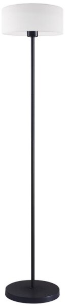 LED Stojací lampa TUNJA 1xE27/20W/230V pr. 30 cm černá/bílá