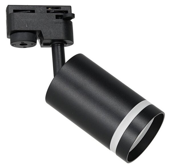 Bodové svítidlo do lištového systému PIPE 1xGU10/25W/230V černá