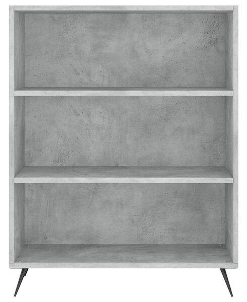 Skříň highboard betonově šedá 69,5x34x180 cm kompozitní dřevo 3196047