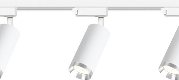 Bodové svítidlo v lištovém systému MICA 3xGU10/10W/230V bílá/matný chrom