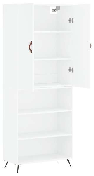 Skříň highboard bílá 69,5 x 34 x 180 cm kompozitní dřevo 3196043