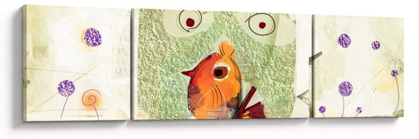 Obraz - Duše ptáčka (170x50 cm)