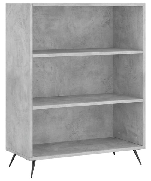 Skříň highboard betonově šedá 69,5x34x180 cm kompozitní dřevo 3196047