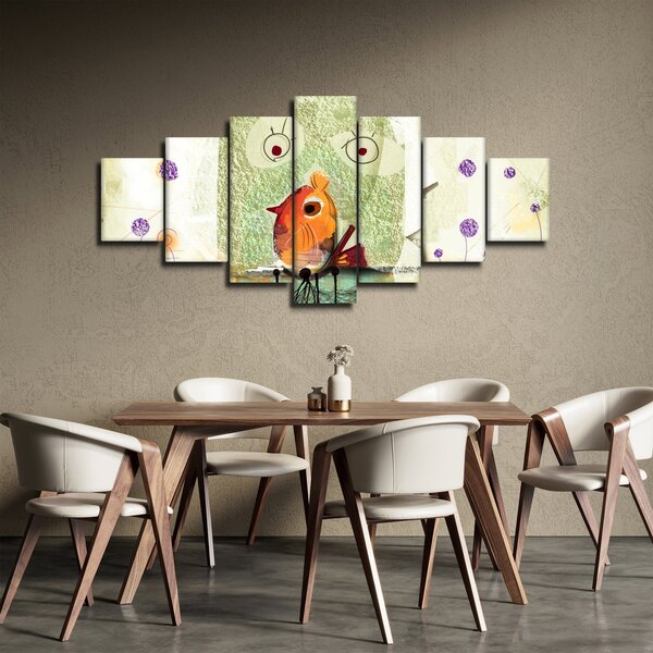 Obraz - Duše ptáčka (210x100 cm)