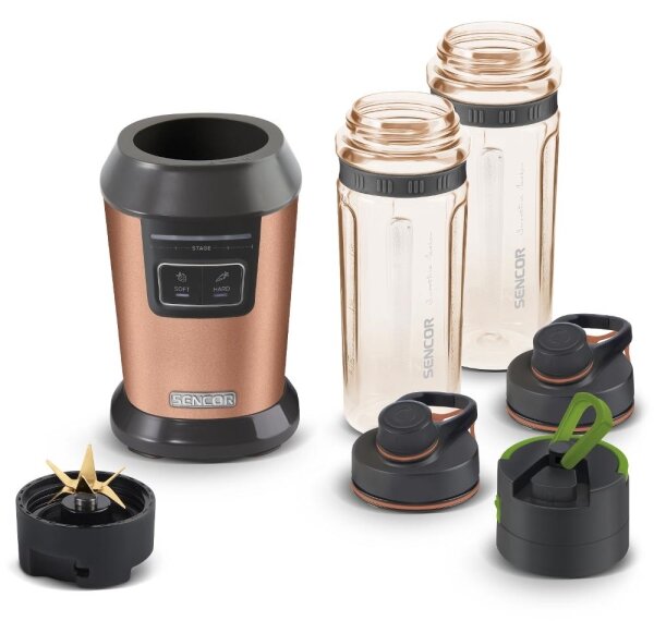 Sencor - Smoothie mixér s příslušenstvím 800W/230V měděná