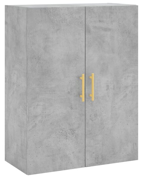Skříň highboard betonově šedá 69,5x34x180 cm kompozitní dřevo 3196063