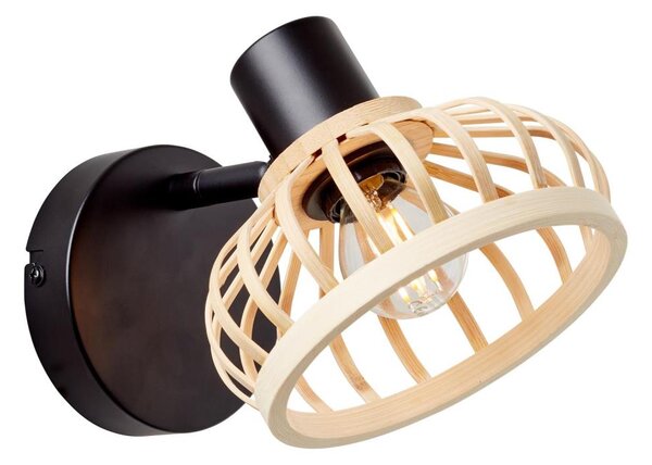 Brilliant - Nástěnná lampa NORAH 1xE14/28W/230V bambus