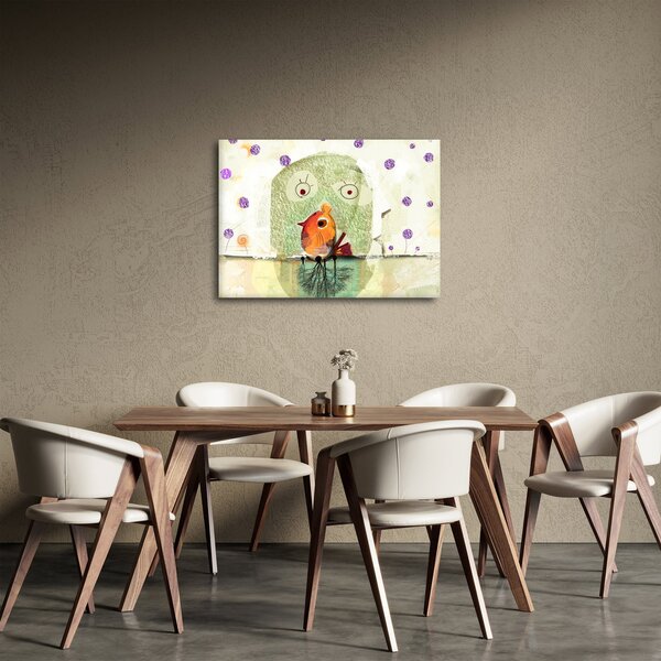 Obraz - Duše ptáčka (70x50 cm)