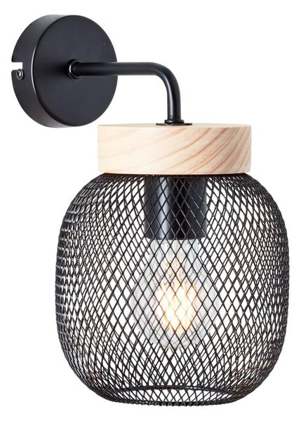 Brilliant - Nástěnná lampa GIADA 1xE27/40W/230V černá