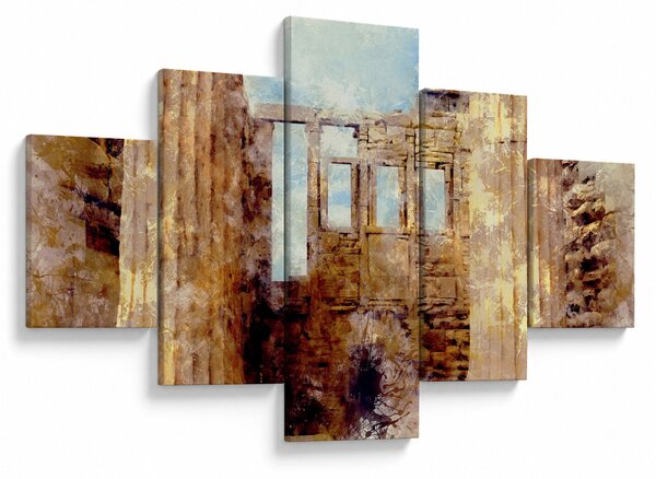 Obraz - Érechthéion, Athény, Řecko (125x70 cm)