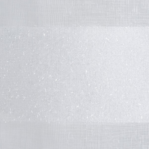 ZÁCLONA NA KROUŽCÍCH EFIL 140X250 CM BÍLÁ