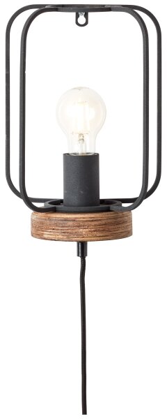 Brilliant - Nástěnná lampa TOSH 1xE27/52W/230V topol