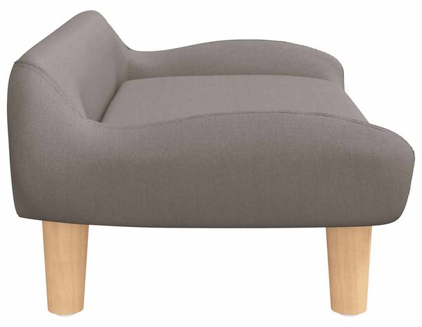 Dětská pohovka taupe 70 x 40 x 24 cm textil 3196347