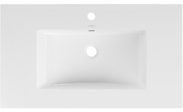 Mexen Atena umyvadlo zapuštěné do desky 80 x 46 cm, bílá - 25018000
