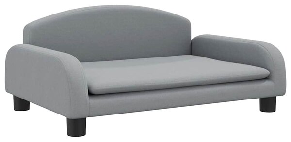 Dětská pohovka světle šedá 70 x 45 x 30 cm textil 3196358