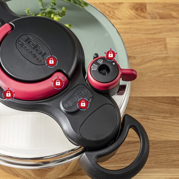 Tefal - Tlakový hrnec 9 l CLIPSO MINUT EASY