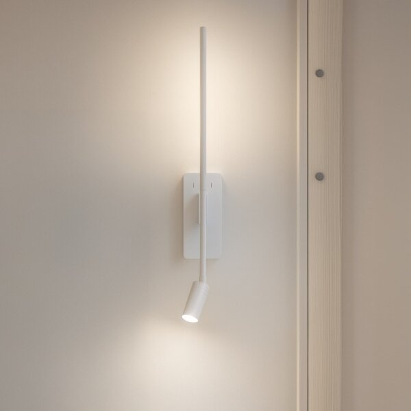 LED Nástěnné svítidlo TORCH LED/6W/230V + LED/3W bílá